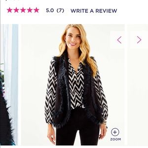 Lilly Pulitzer medium trinette vest